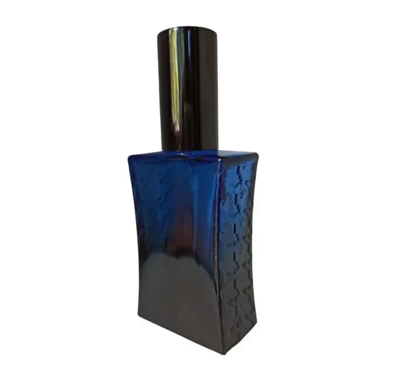 Флакон для наливної парфумерії скляний Дал 50мл синє скло. — флакон для наливної парфумерії