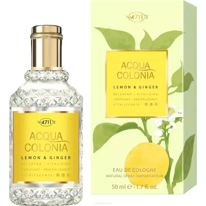 Maurer &amp; Wirtz 4711 Acqua Colonia Lemon &amp; Ginger EDC — оригінальний парфум